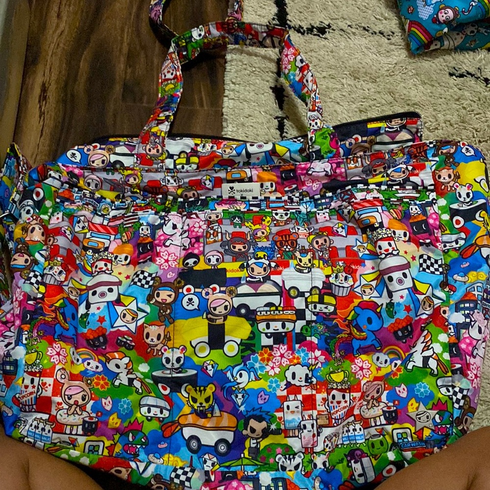 Jujube x Tokidoki Super Be with carrying strap